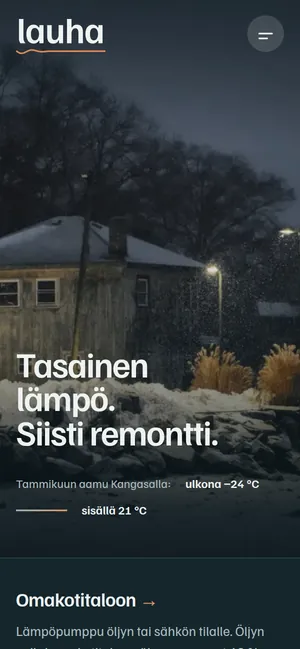 Lauha puhelimella, näkymä 1