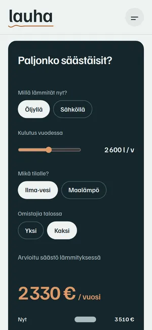 Lauha puhelimella, näkymä 2