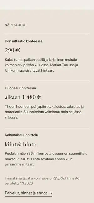 Studio Kuusela puhelimella, näkymä 3